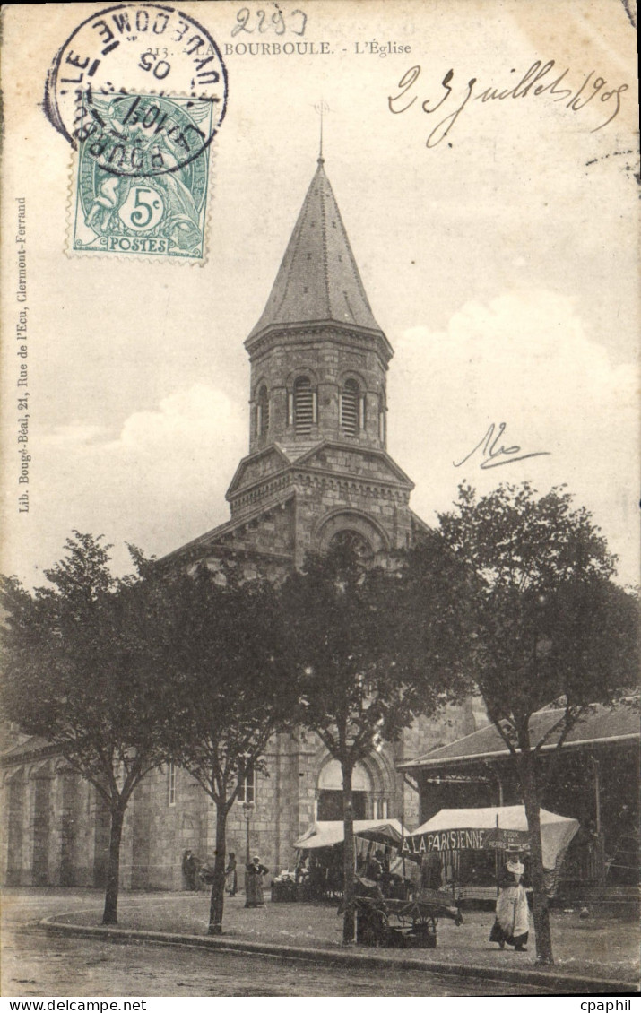 CPA La Bourboule L'Eglise
