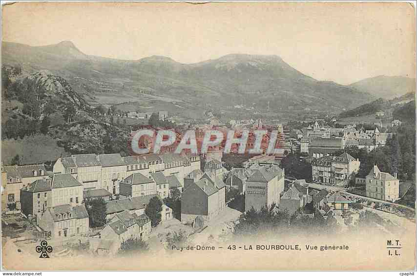 CPA La Bourboule Vue generale