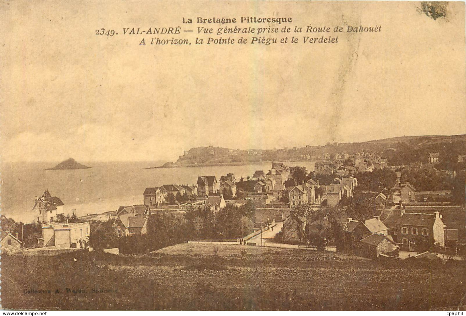 CPA La Bretagne Pittoresque Val Andre Vue generale prise de la Route de Dahouel