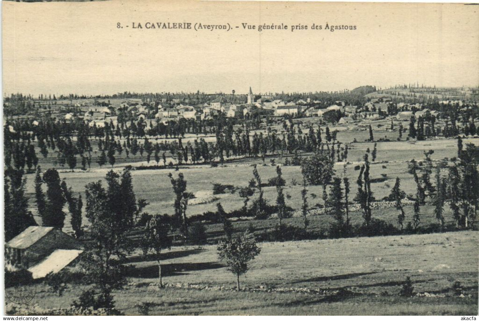 CPA LA CAVALERIE - Vue générale prise des �gastous (161026)