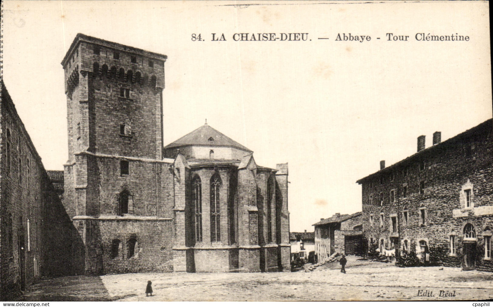 CPA La Chaise Dieu Abbaye Tour Clementine