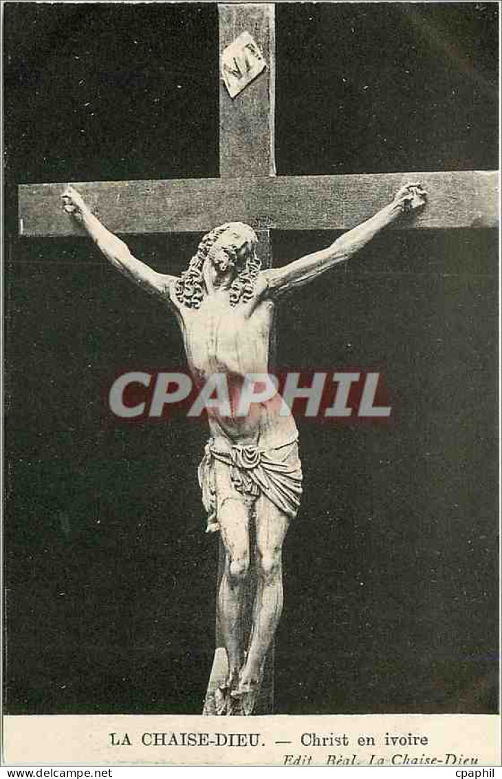CPA La Chaise Dieu Christ en ivoire