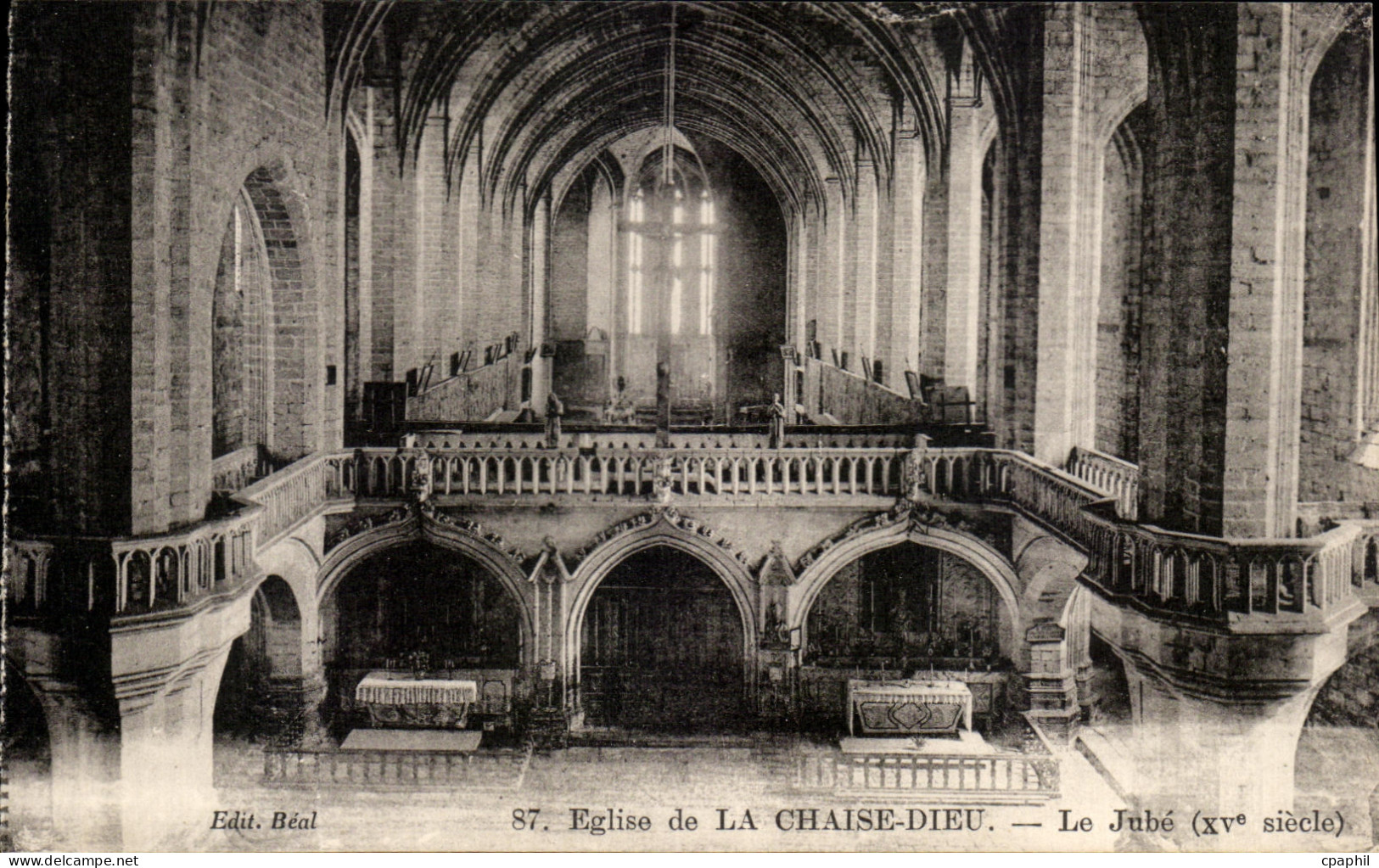 CPA La Chaise Dieu Le jube