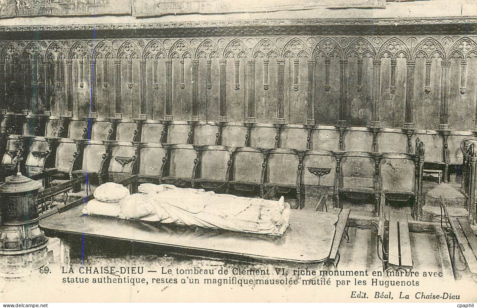 CPA la Chaise Dieu le Tombeau de Clement VI