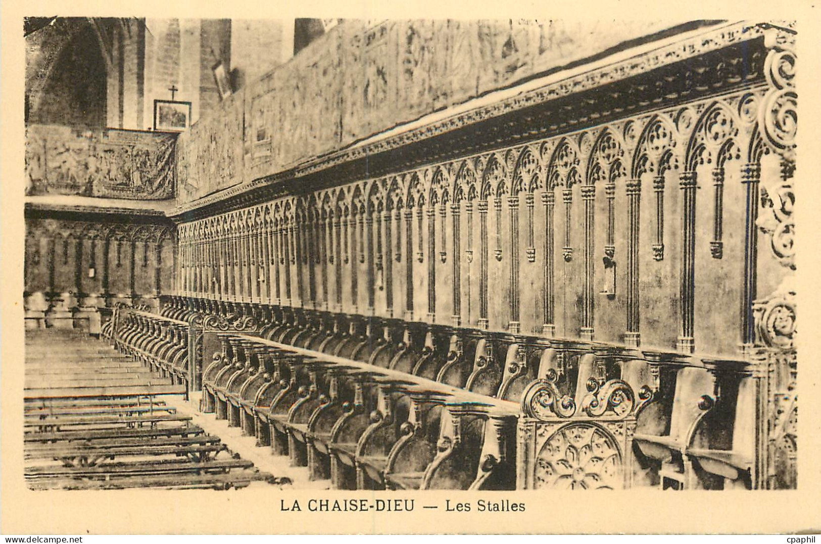 CPA La Chaise Dieu Les Stalles