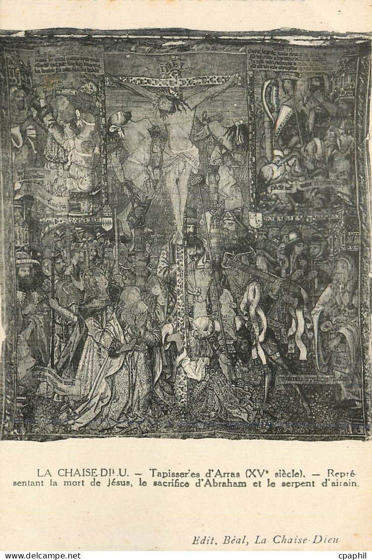 CPA La Chaise Dieu Tapisseries d'Arras (XVe Siecle)