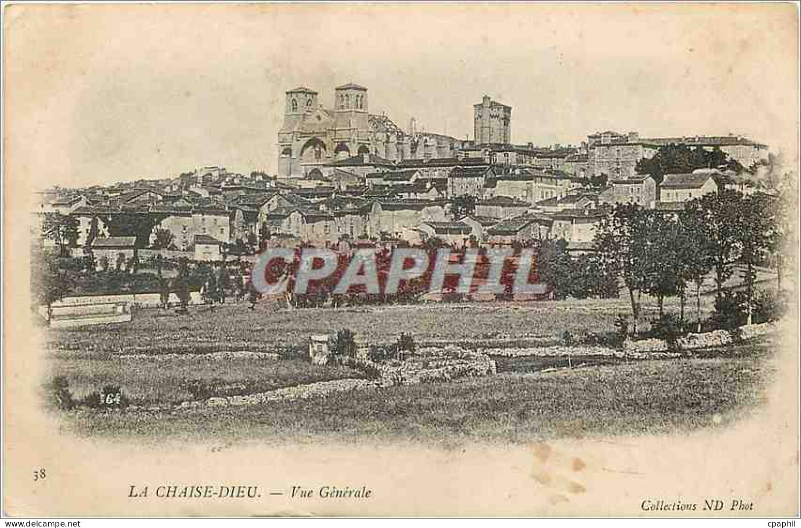 CPA La Chaise Dieu Vue Generale
