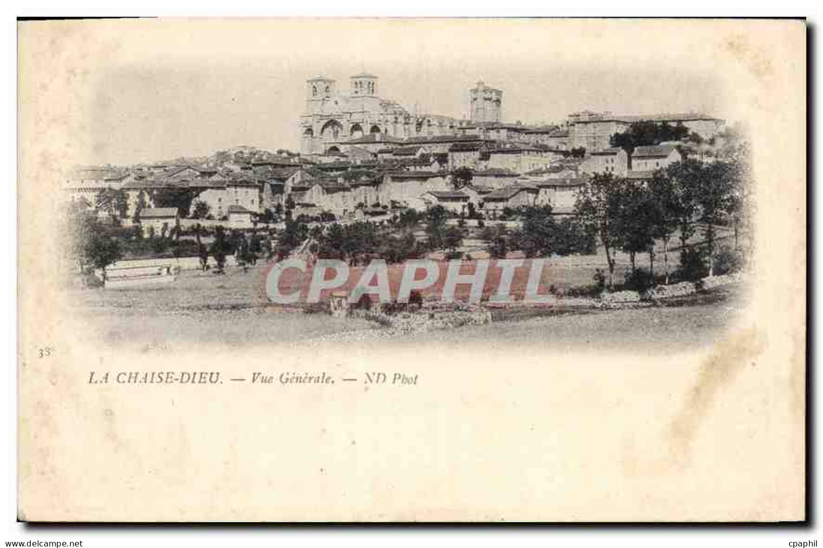 CPA La Chaise Dieu Vue Generale