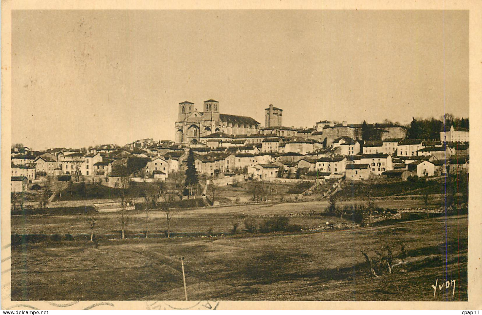 CPA la Chaise Dieu Vue (Hte Loire) Generale