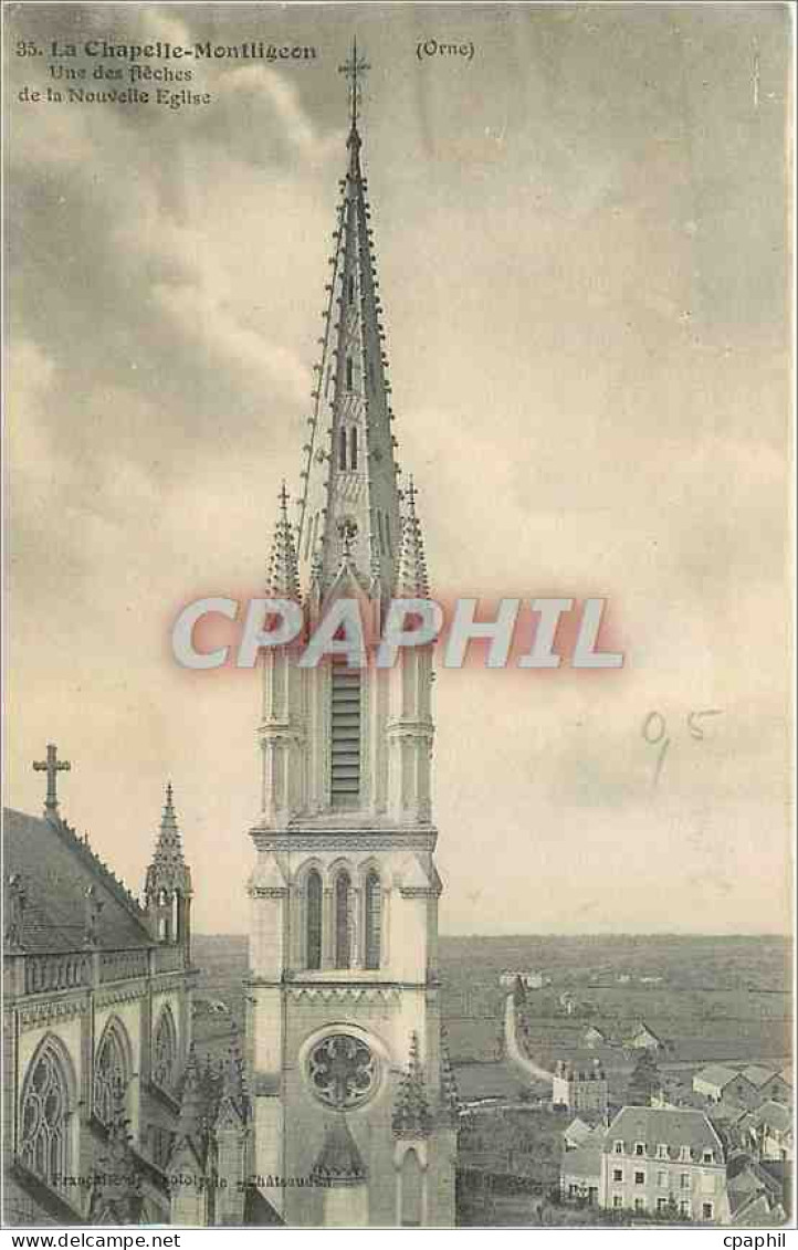 CPA La Chapelle Montlignon Une des fleches de la Nouvelle Eglise