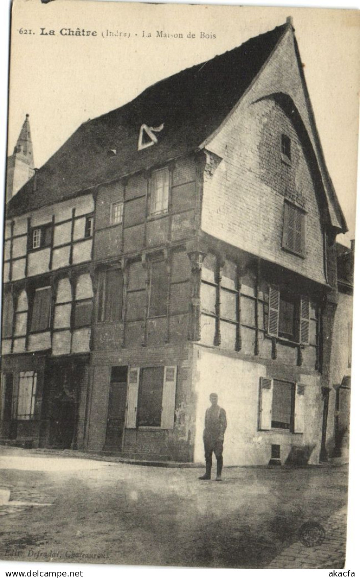 CPA LA CHATRE - La Maison de Bois (173130)