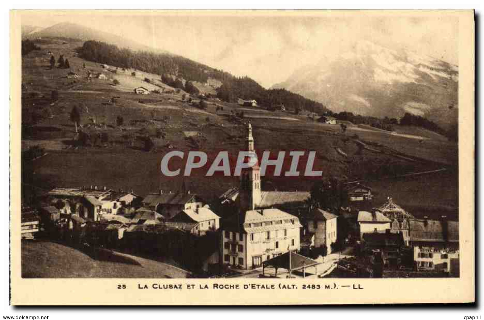 CPA La Clusaz et la Roche d Etale