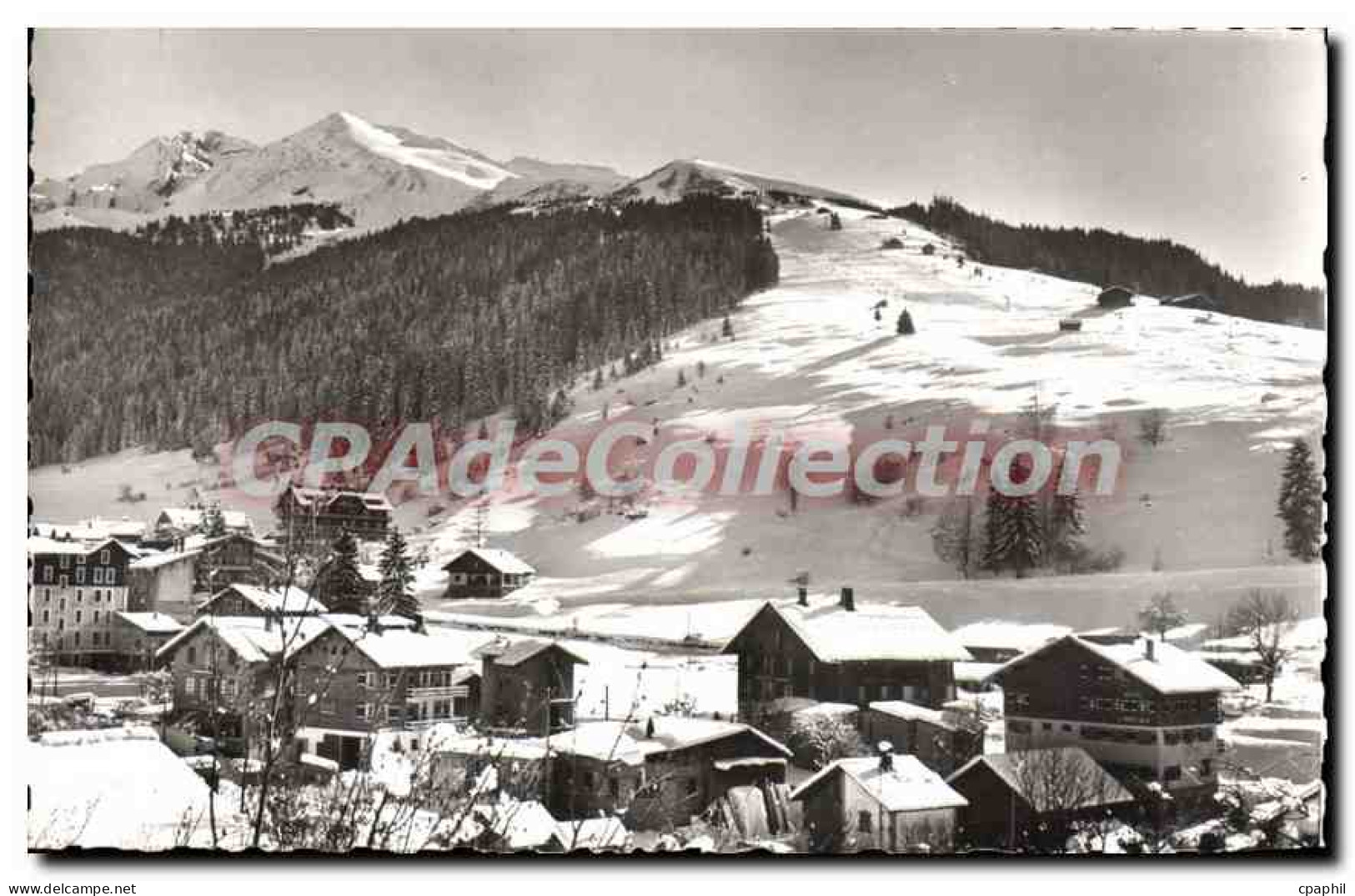 CPA LA CLUSAZ Vue Des Pistes Merle Loup Aiguille