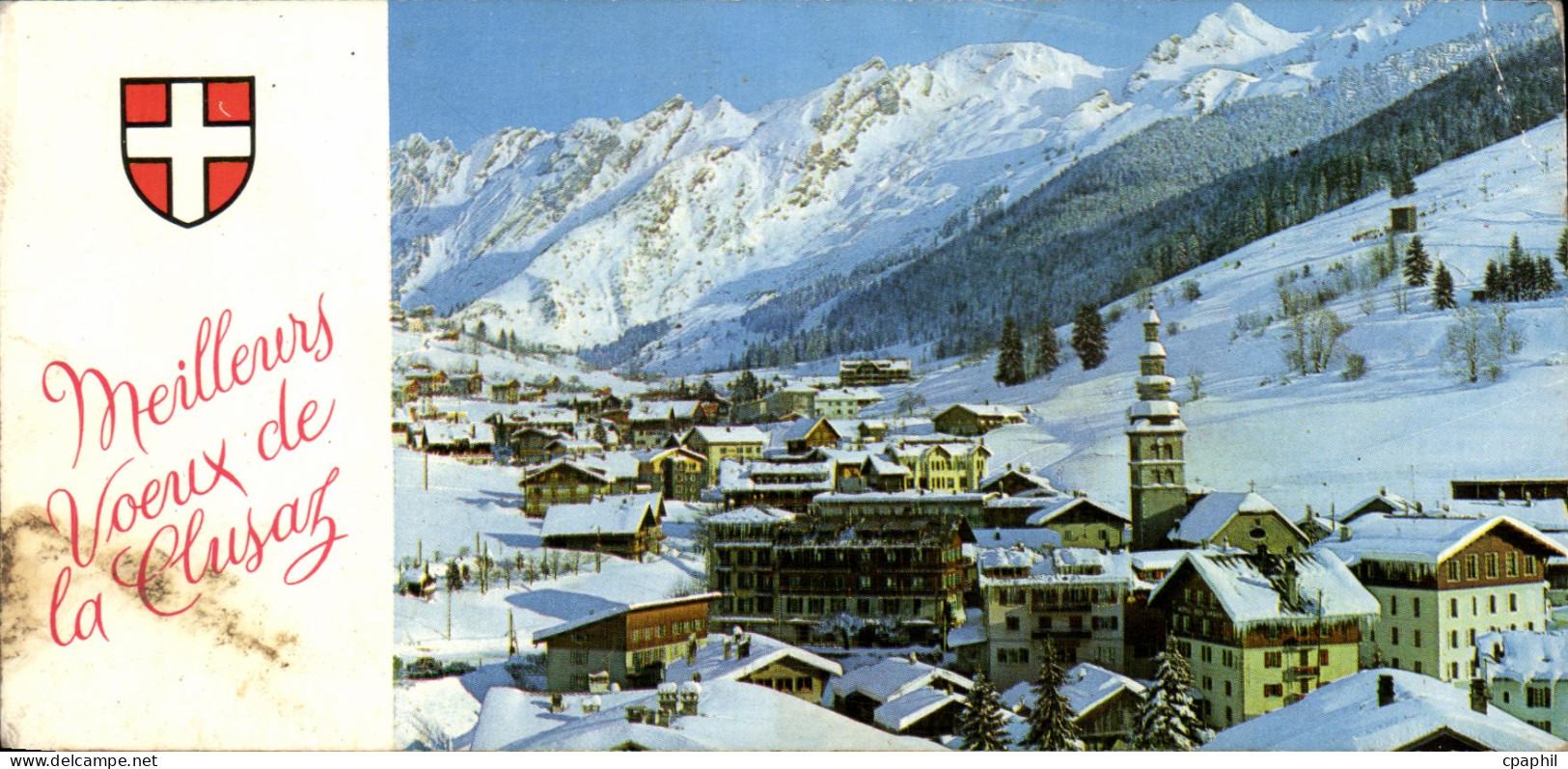 CPA La Clusaz Vue Generale