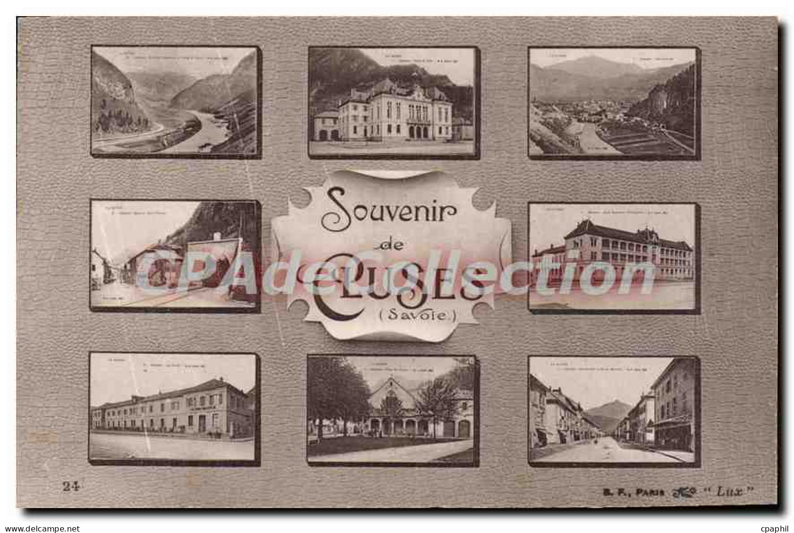 CPA La Cluses souvenir