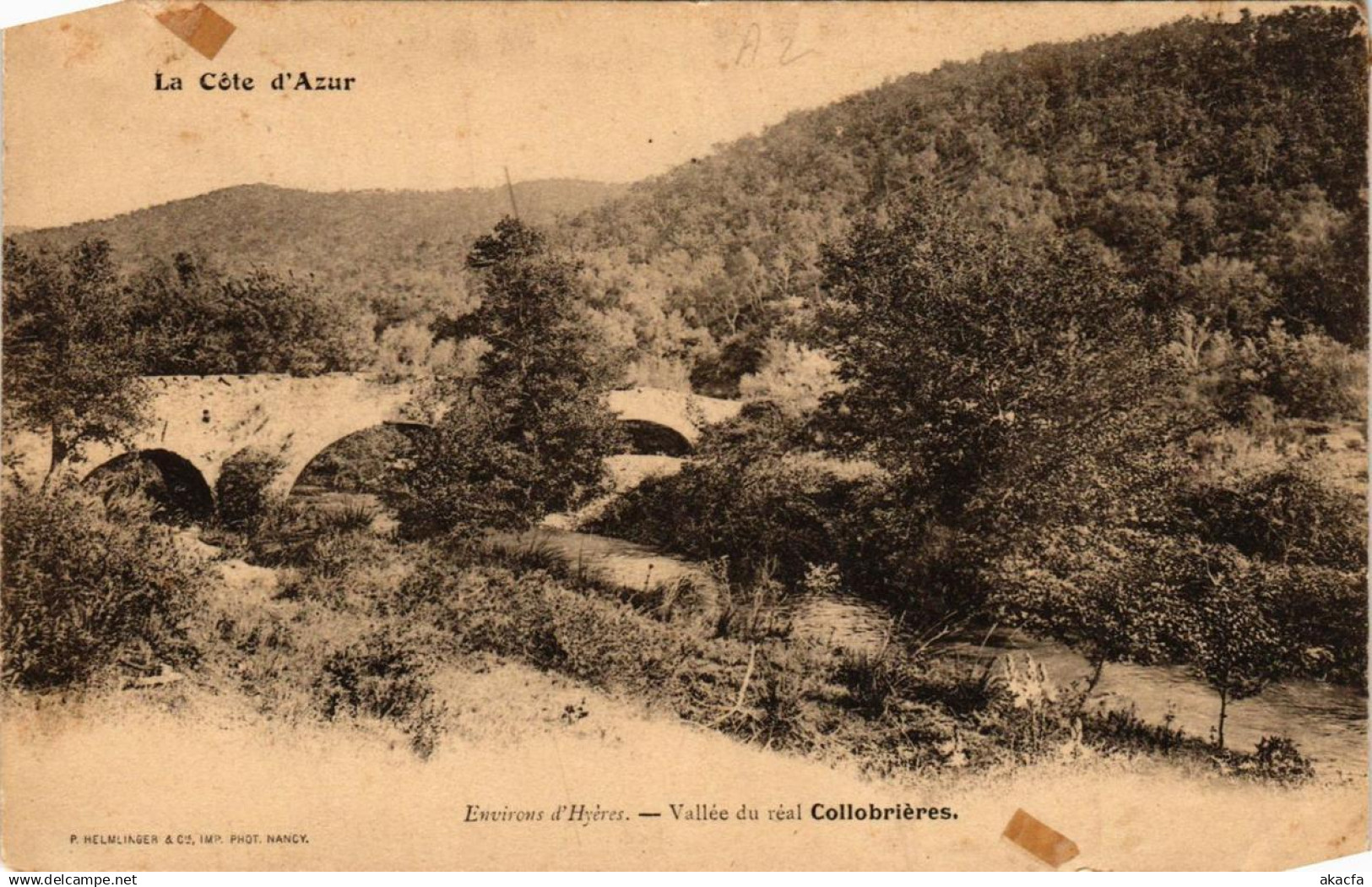 CPA La coté d'Azur Env. d'HYERES Vallée du real Collobrieres (613868)