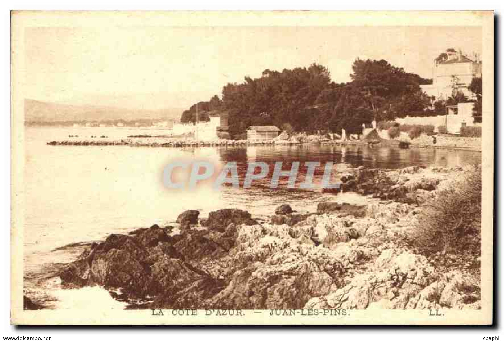 CPA La Cote d'Azur Juan Les Pins