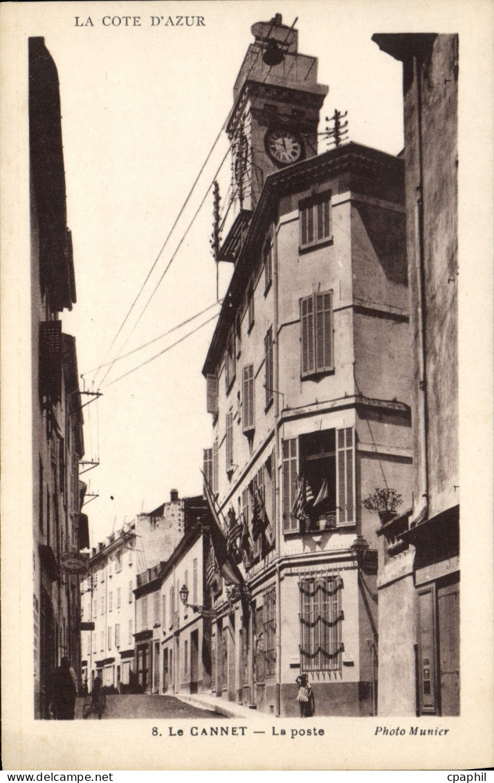 CPA La Cote d'Azur le Cannet le poste