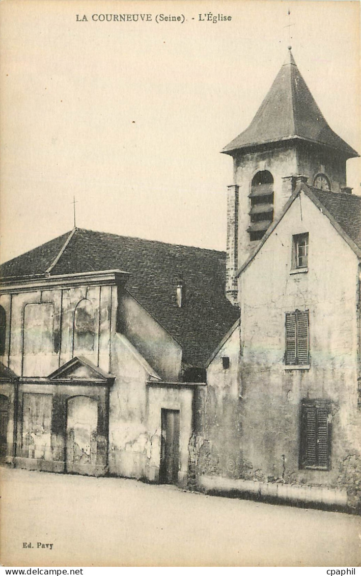 CPA La Courneuve Seine l'Eglise