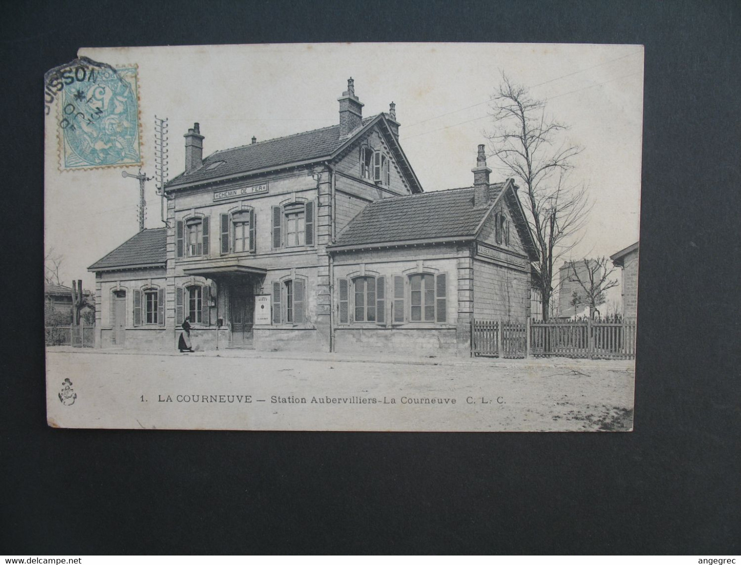 CPA  La Courneuve  Station d'Aubervilliers La Courneuve