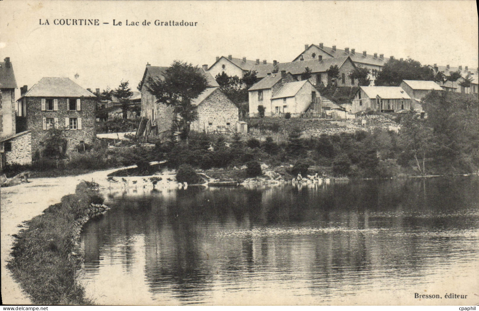 CPA La Courtine Le Lac de Grattadour