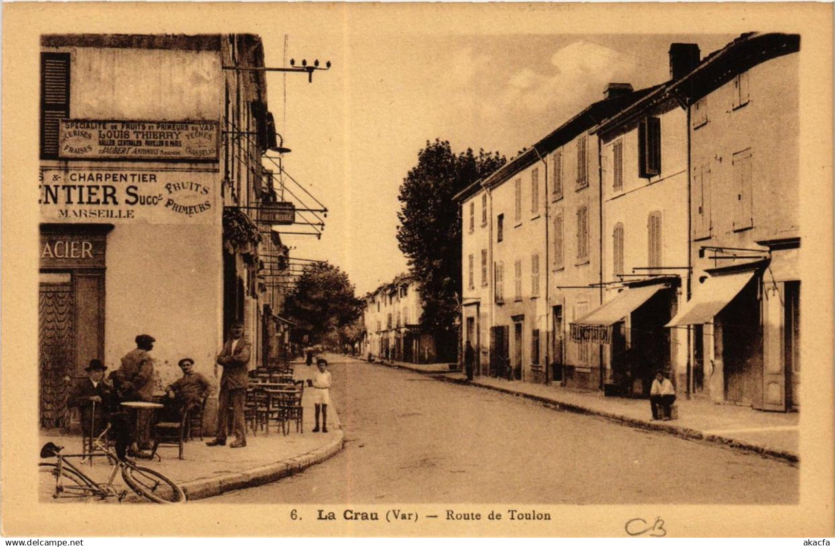 CPA LA CRAU Route de TOULON (614221)