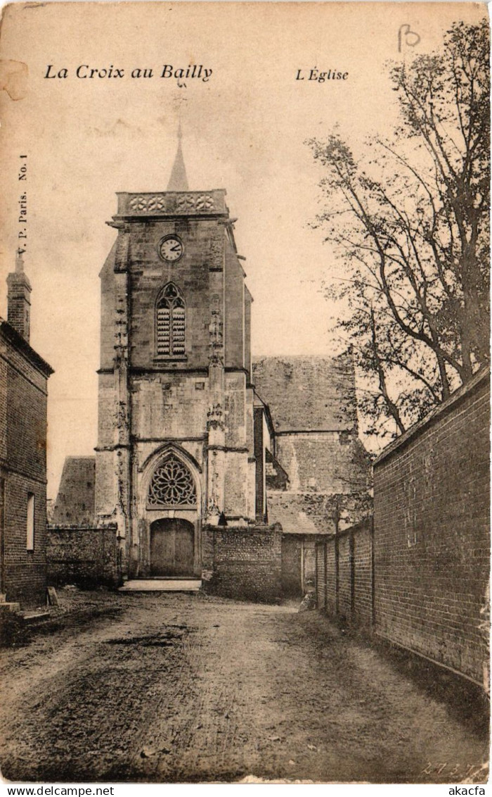 CPA La Croix au BAILLY - L'Église (472139)
