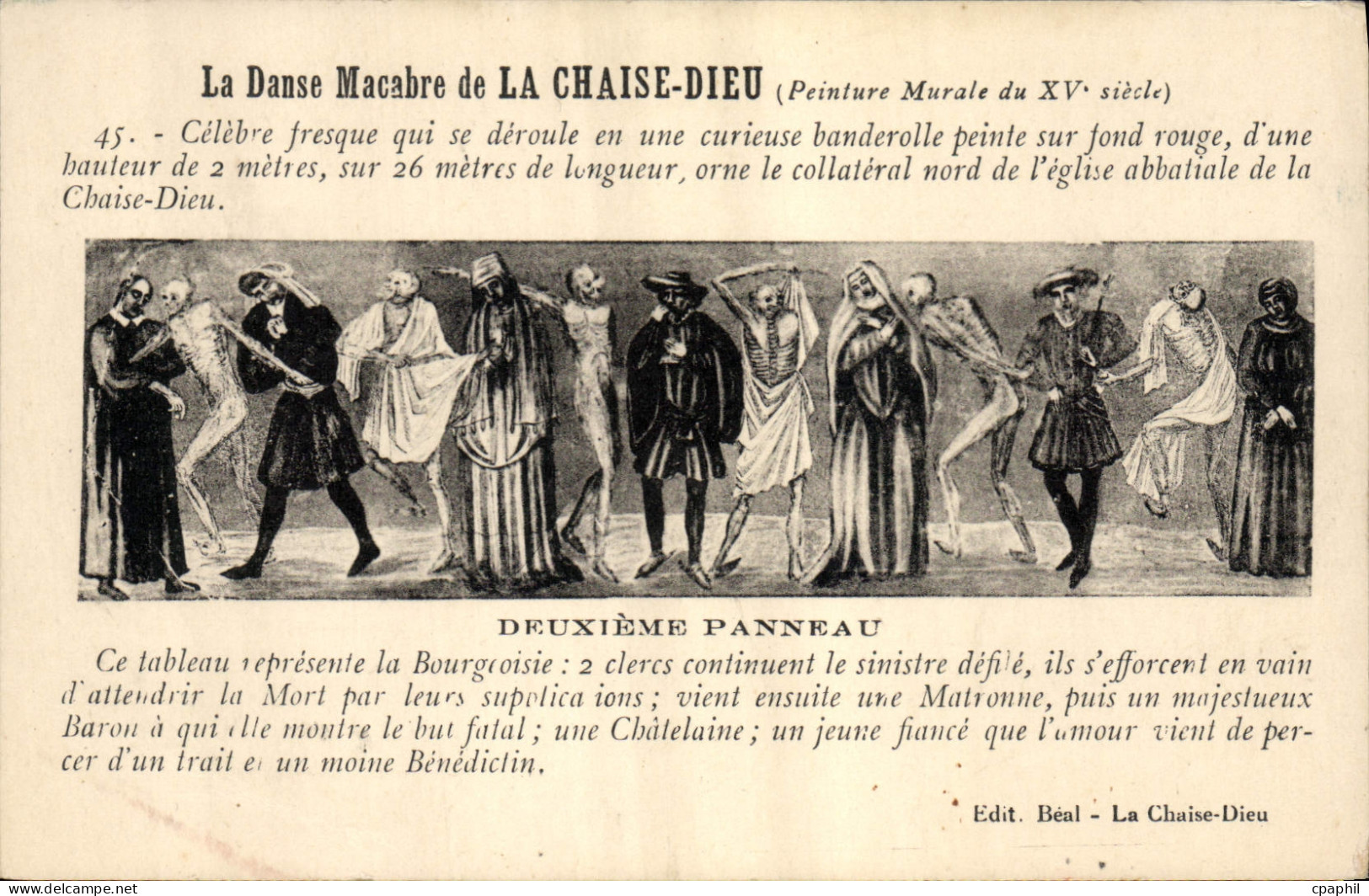 CPA La Danse Macabre De La Chaise Dieu