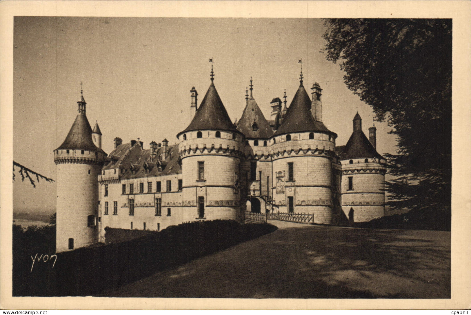 CPA La Douce France Chateaux de la Loire Chateau de Chaumont sur Loire