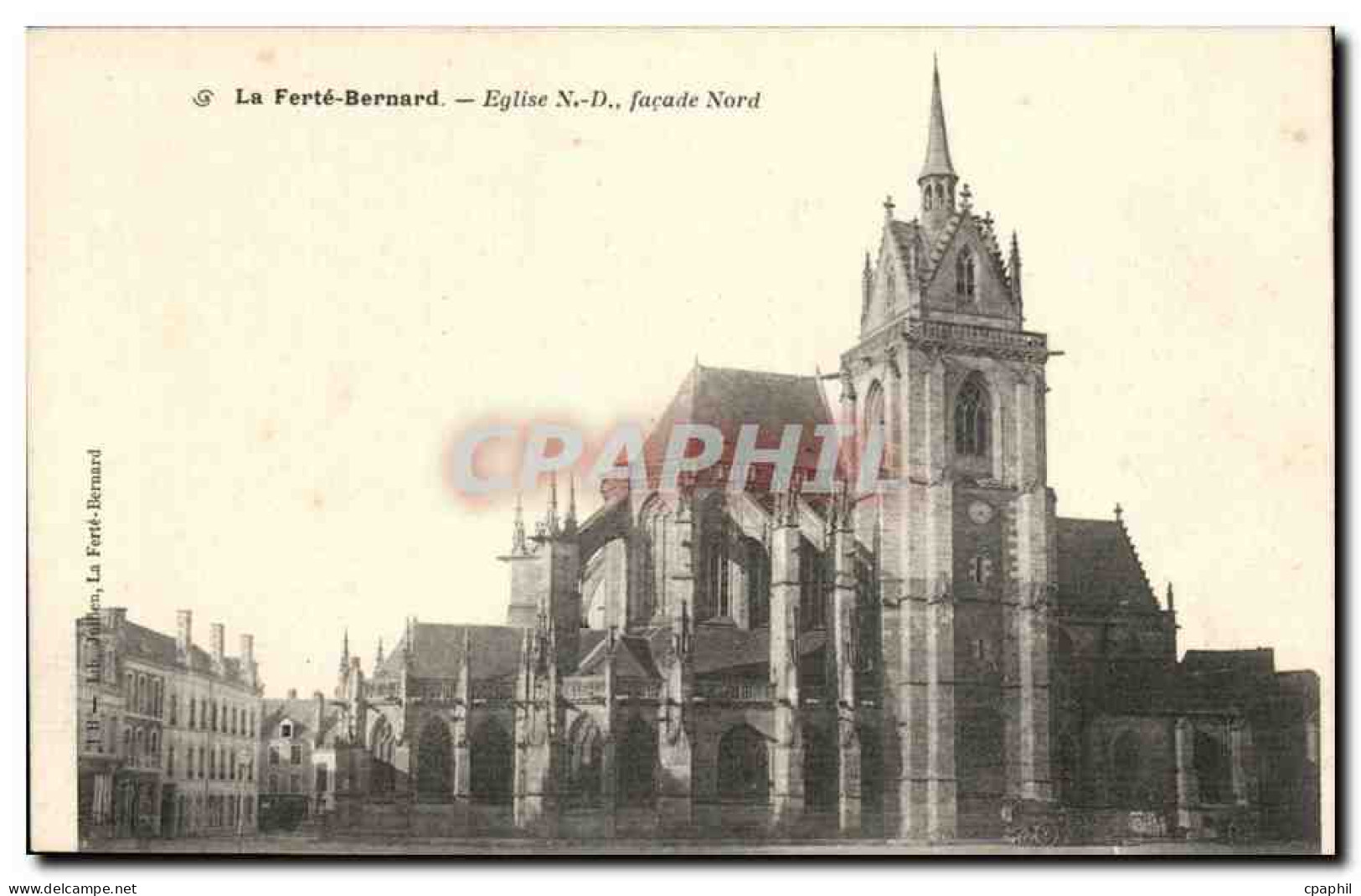 CPA La Ferte Bernard Eglise