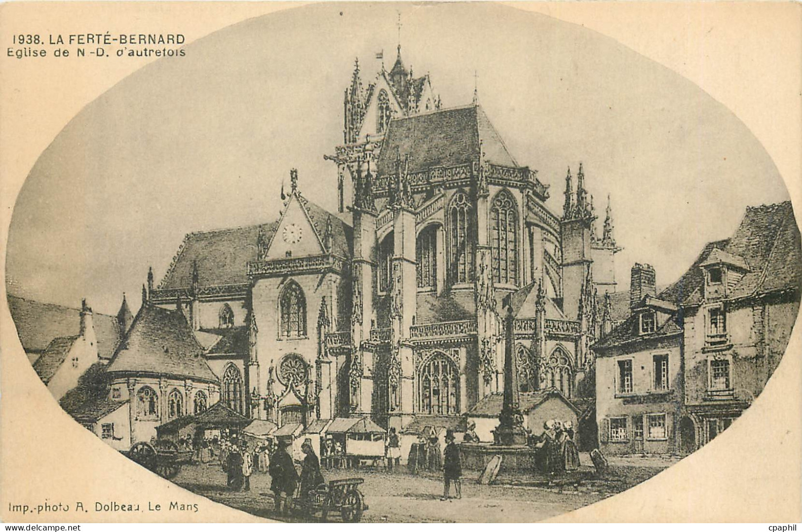 CPA La Ferte Bernard Eglise de ND