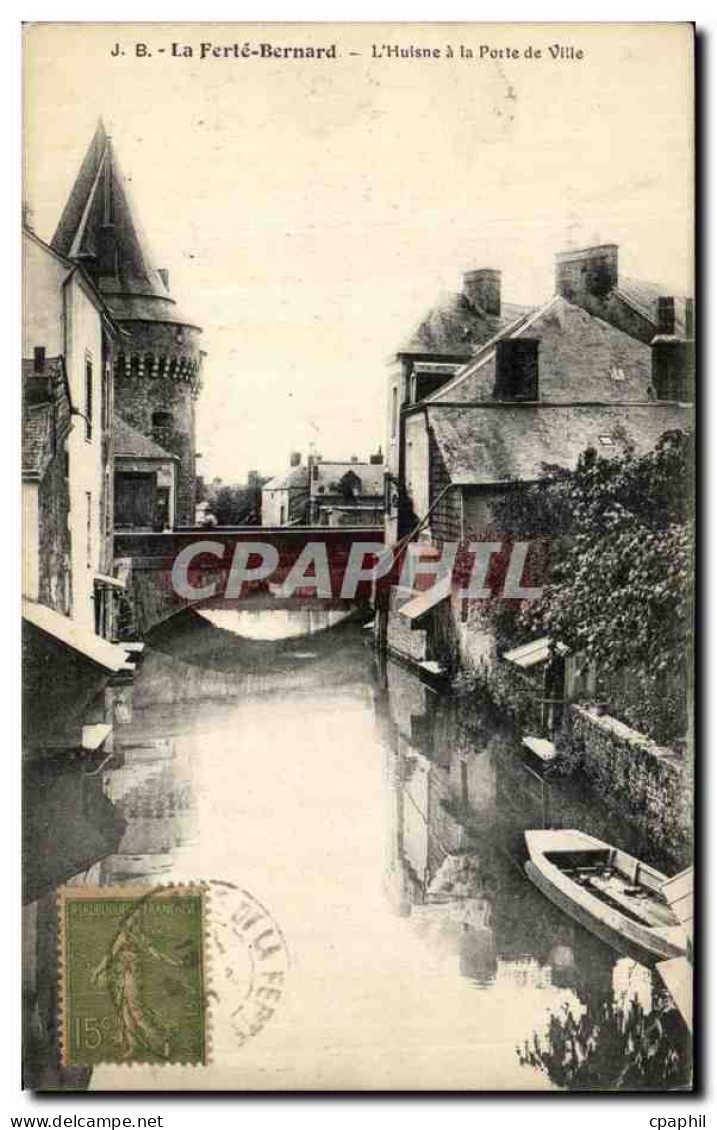 CPA La Ferte Bernard L Huisne a la Potle de Ville