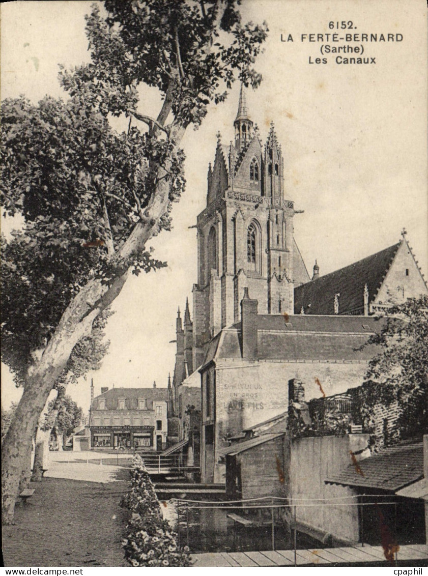 CPA La Ferte Bernard Sarthe Les Canaux