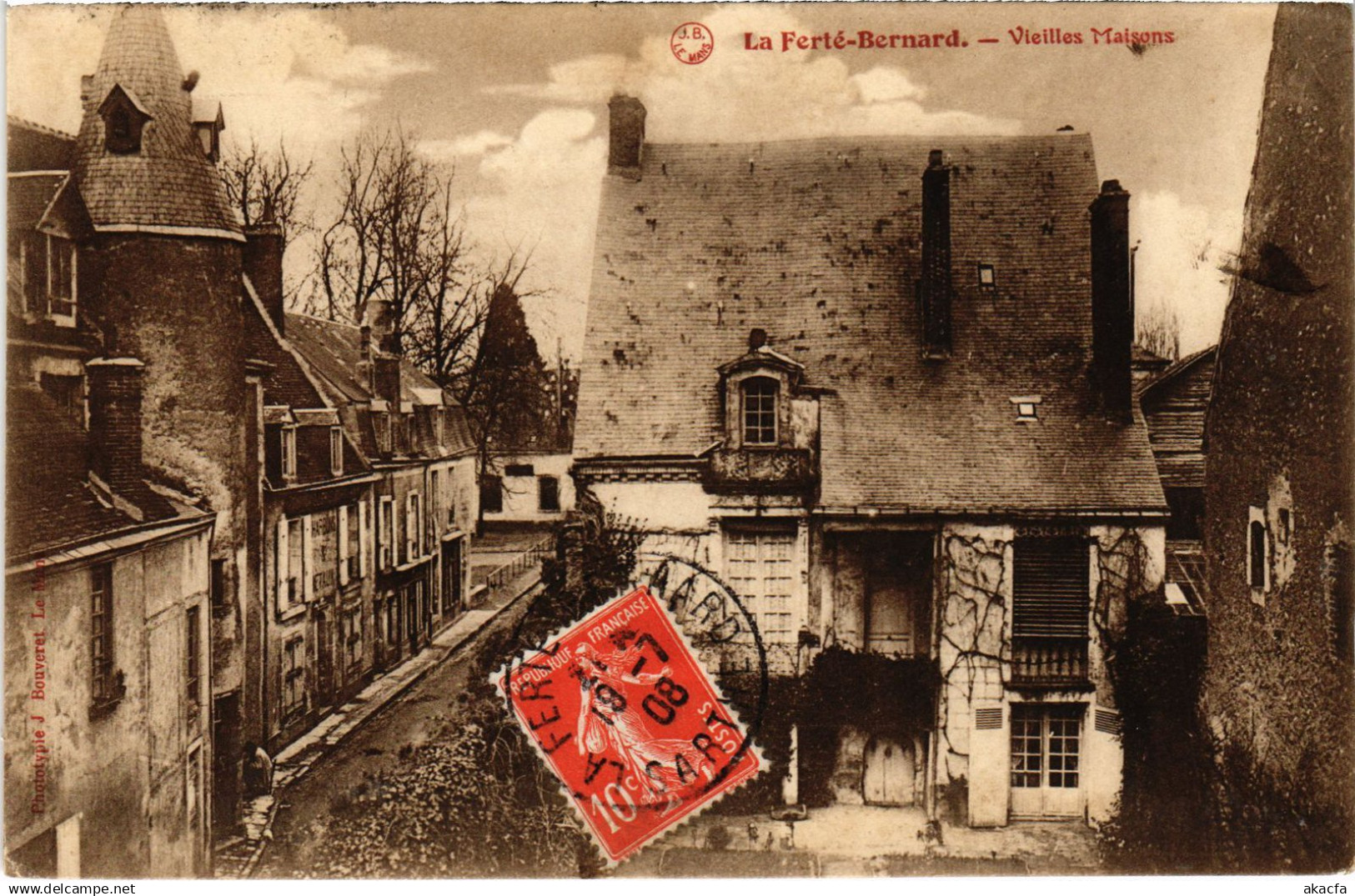 CPA La Ferte Bernard vieilles maisons (1429651)