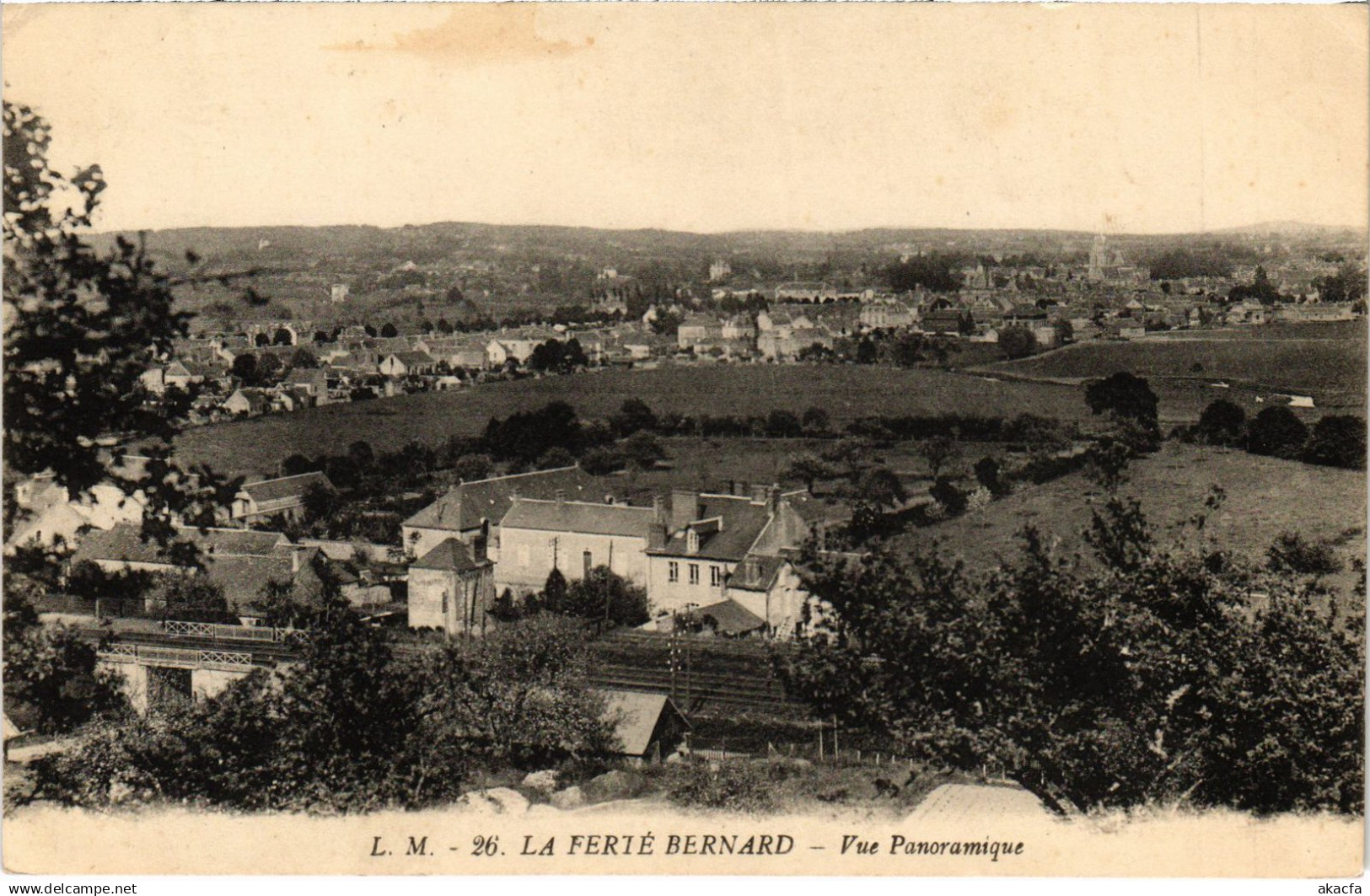 CPA La Ferte Bernard vue panoramique (1429668)