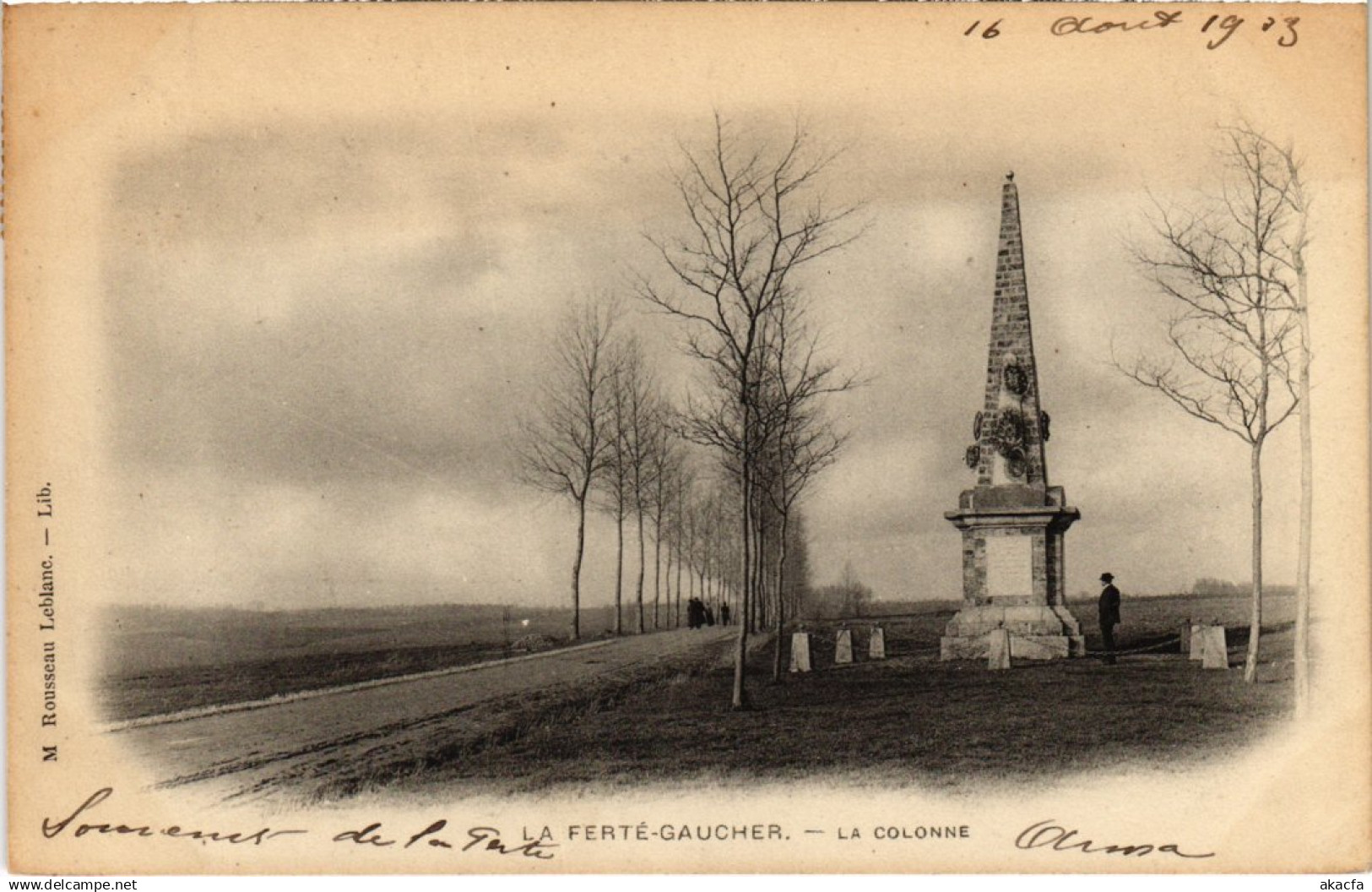 CPA LA FERTE-GAUCHER La Colonne (1329162)