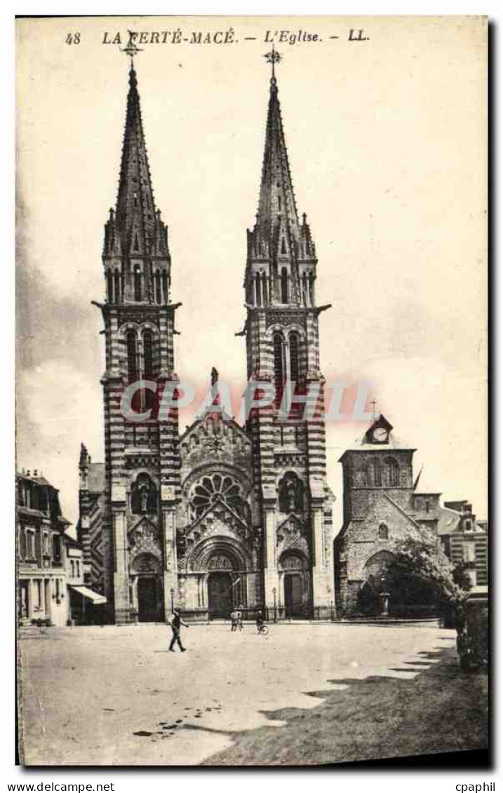 CPA La Ferte Mace L Eglise