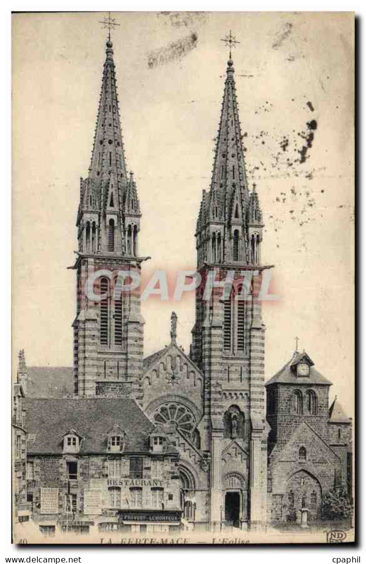 CPA La Ferte Mace L'Eglise