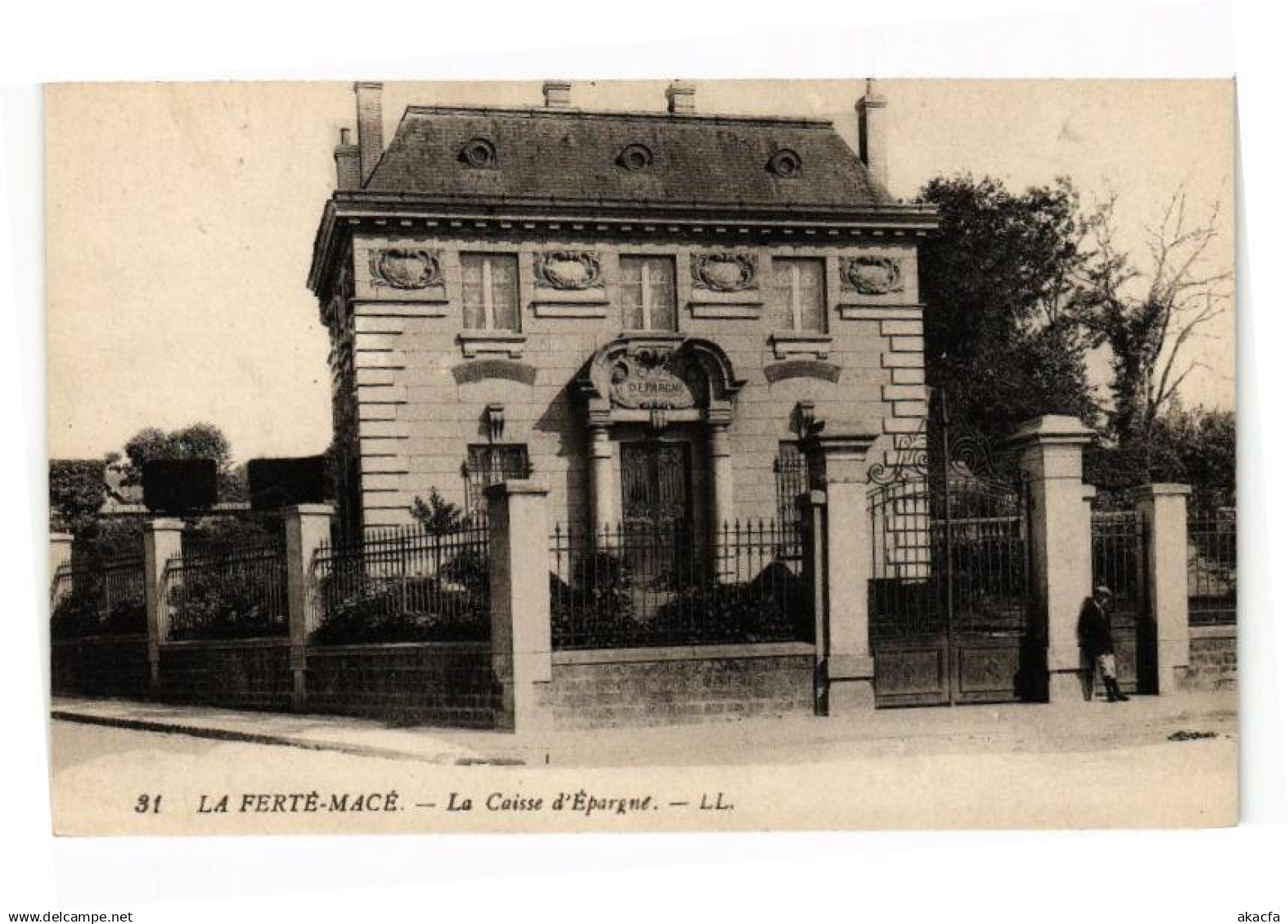 CPA La ferte mace .- La caisse d'epargne (196025)