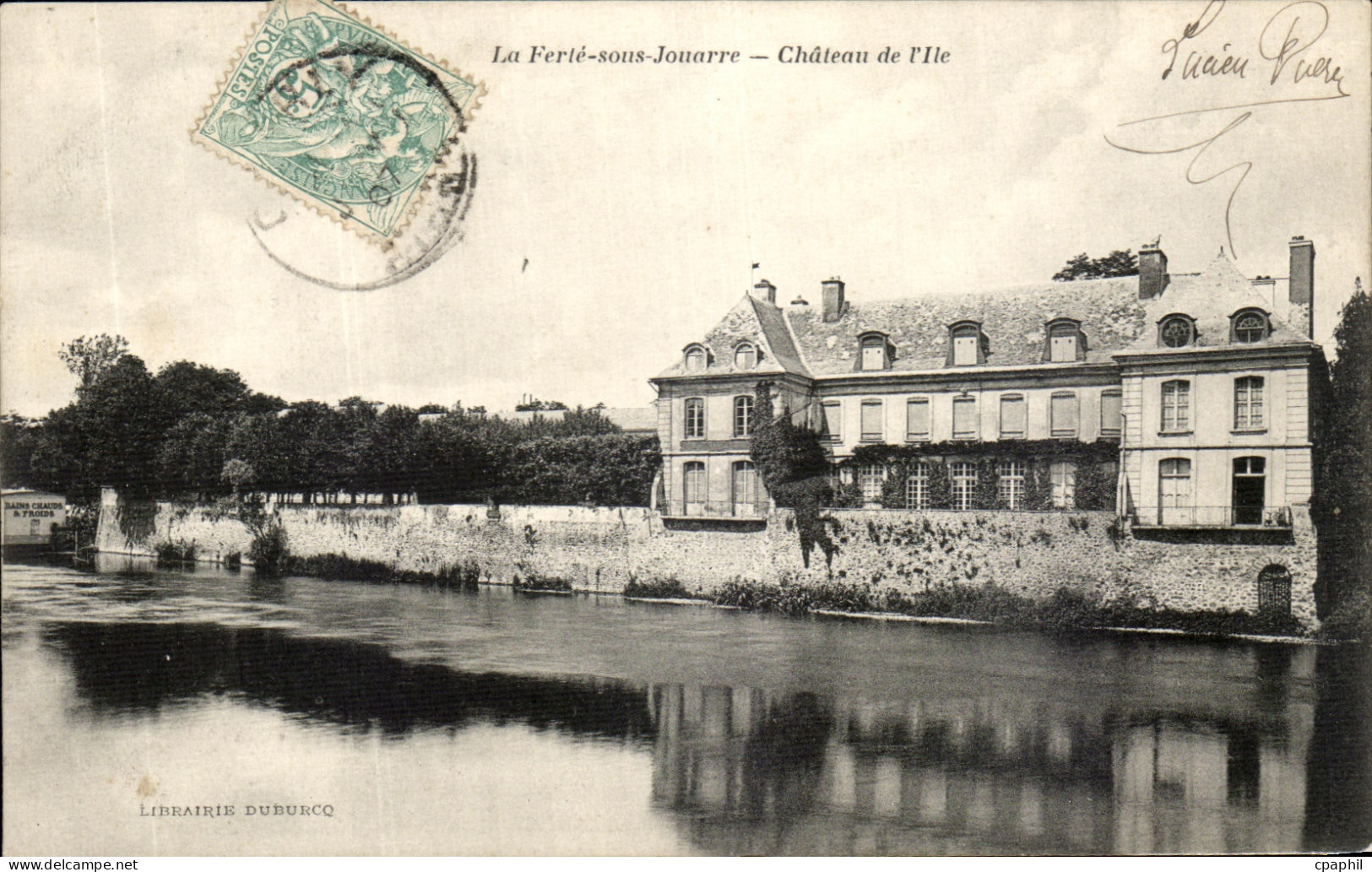 CPA La Ferte Sous Jouarre Chateau de l'Ile