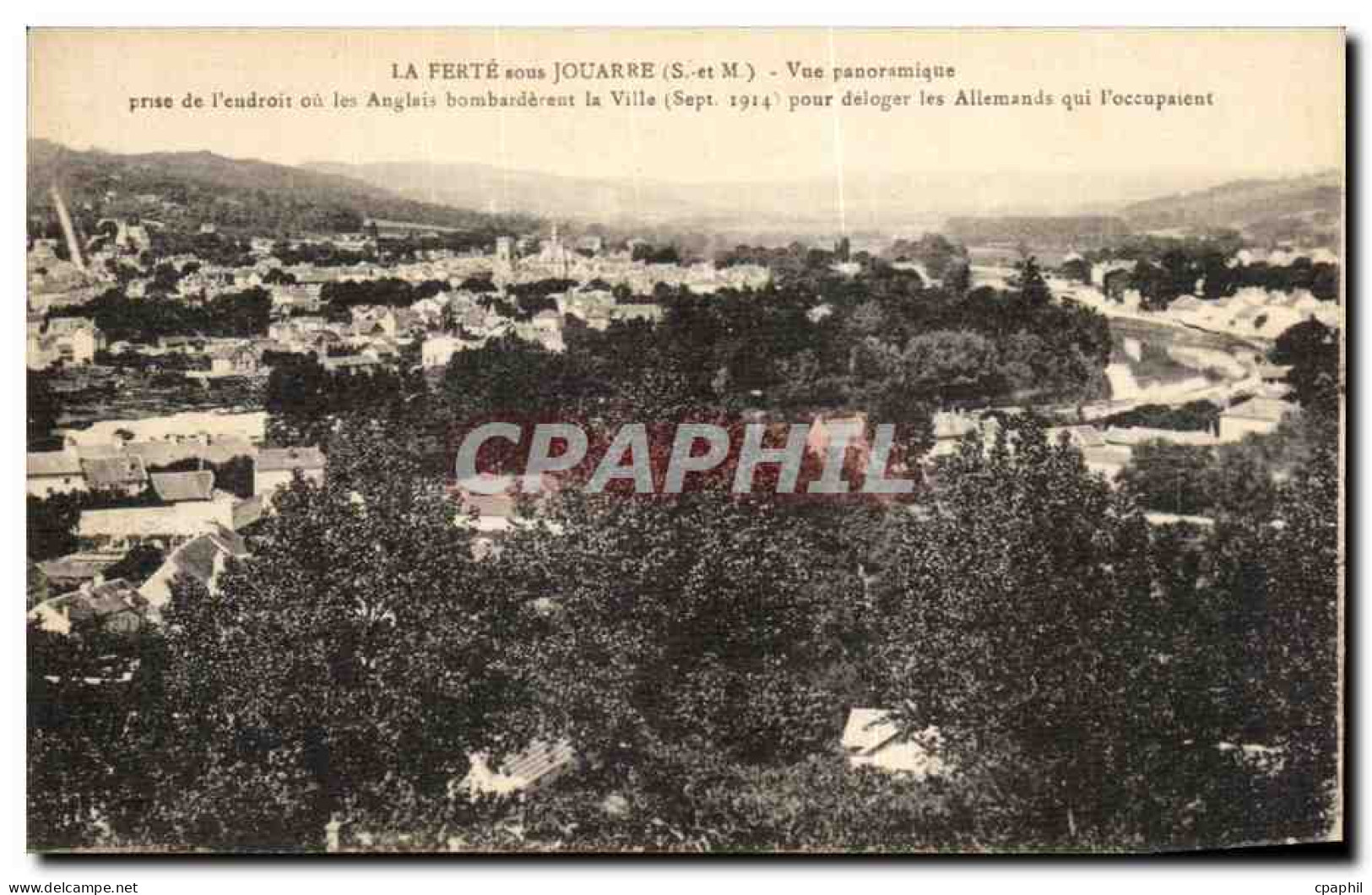 CPA La Ferte sous Jouarre Vue Panoramique