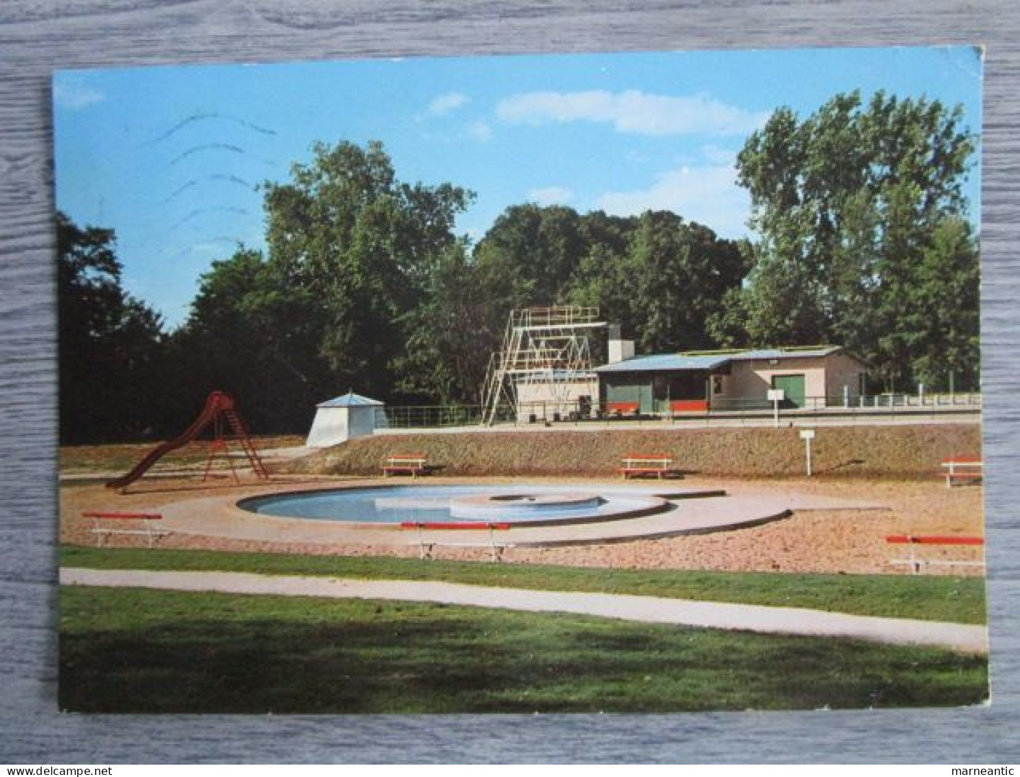 Cpa la Fleche (72) la piscine - le coin des enfants