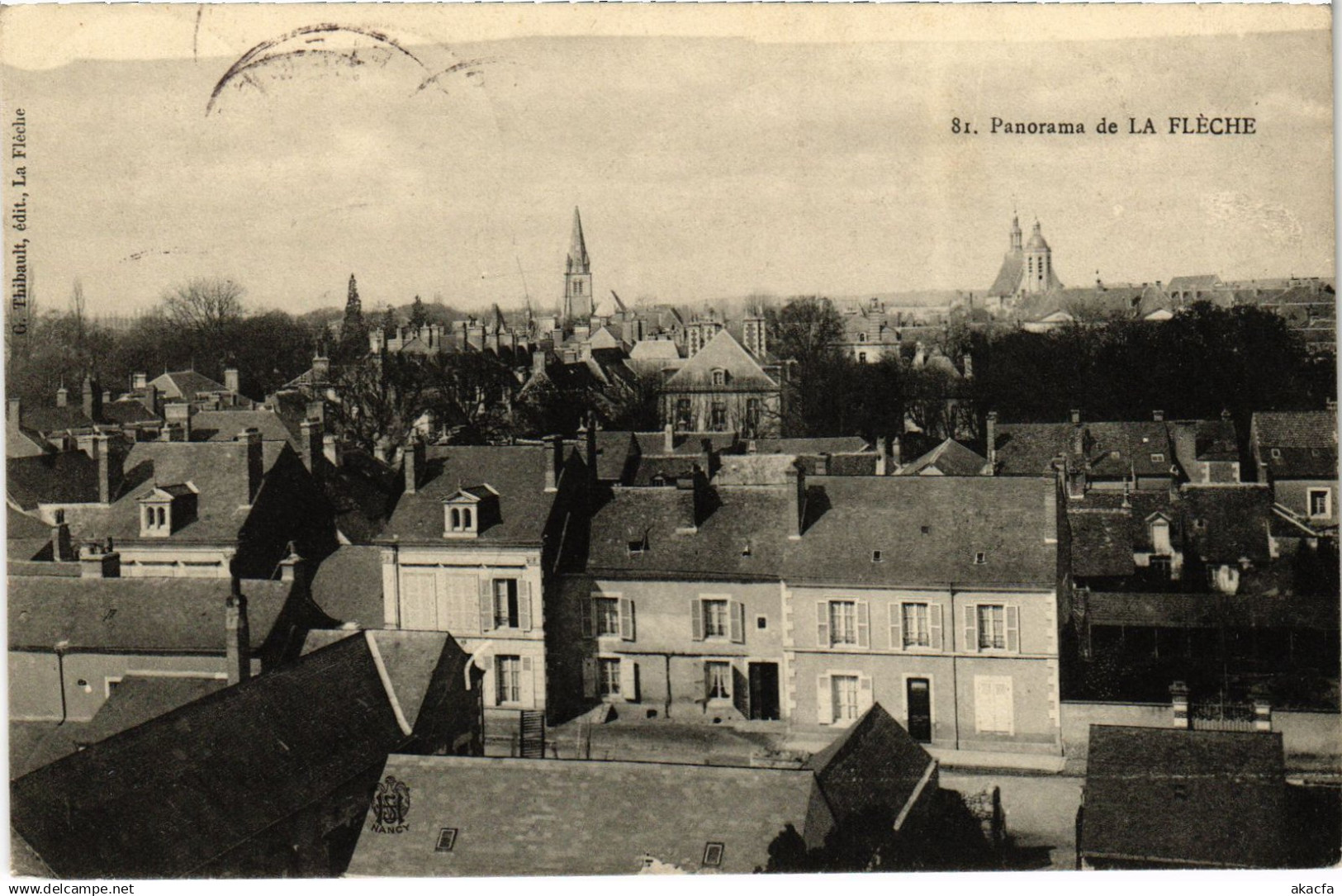 CPA La Fleche panorama (1429235)