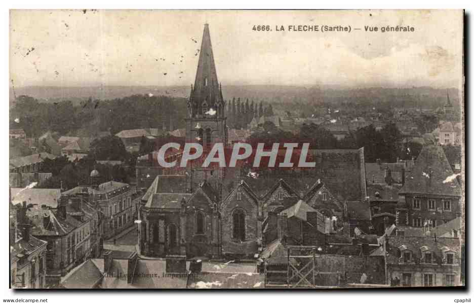 CPA La Fleche Vue Generale