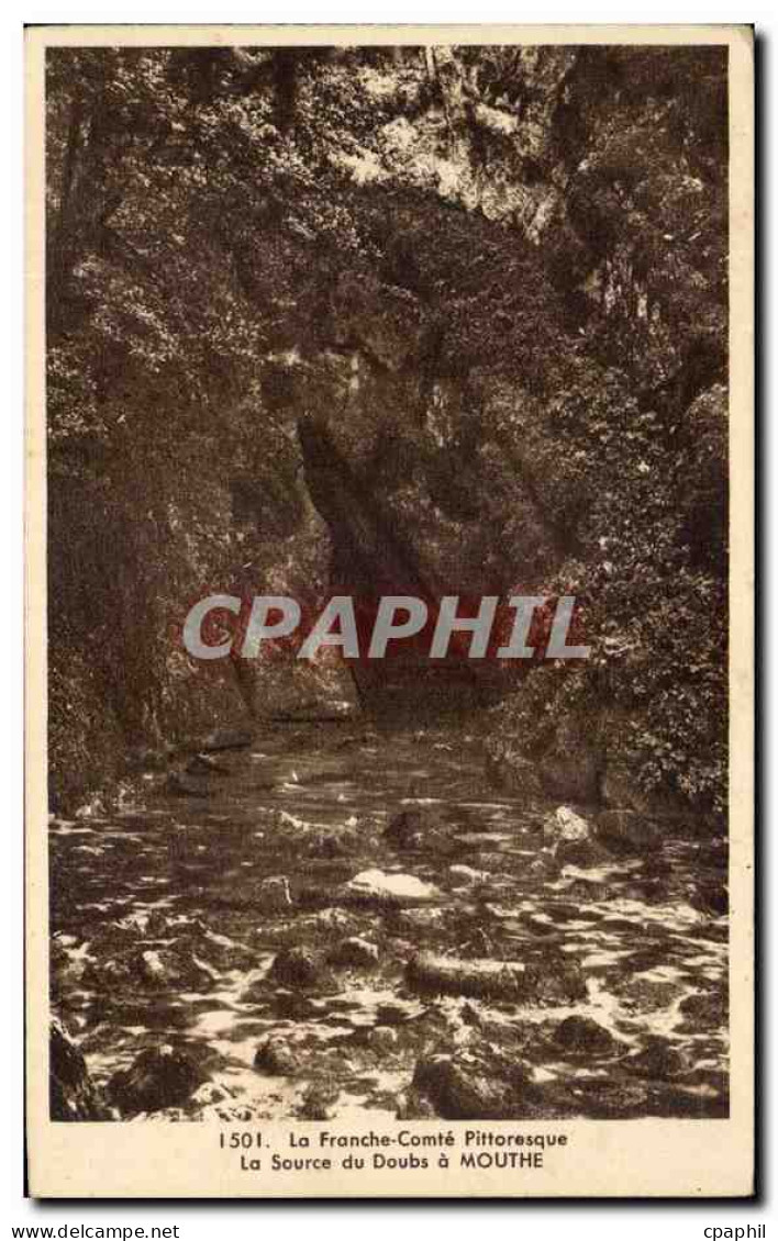 CPA La Franche Comte Pittoresque La Source Du Doubs A Mouthe