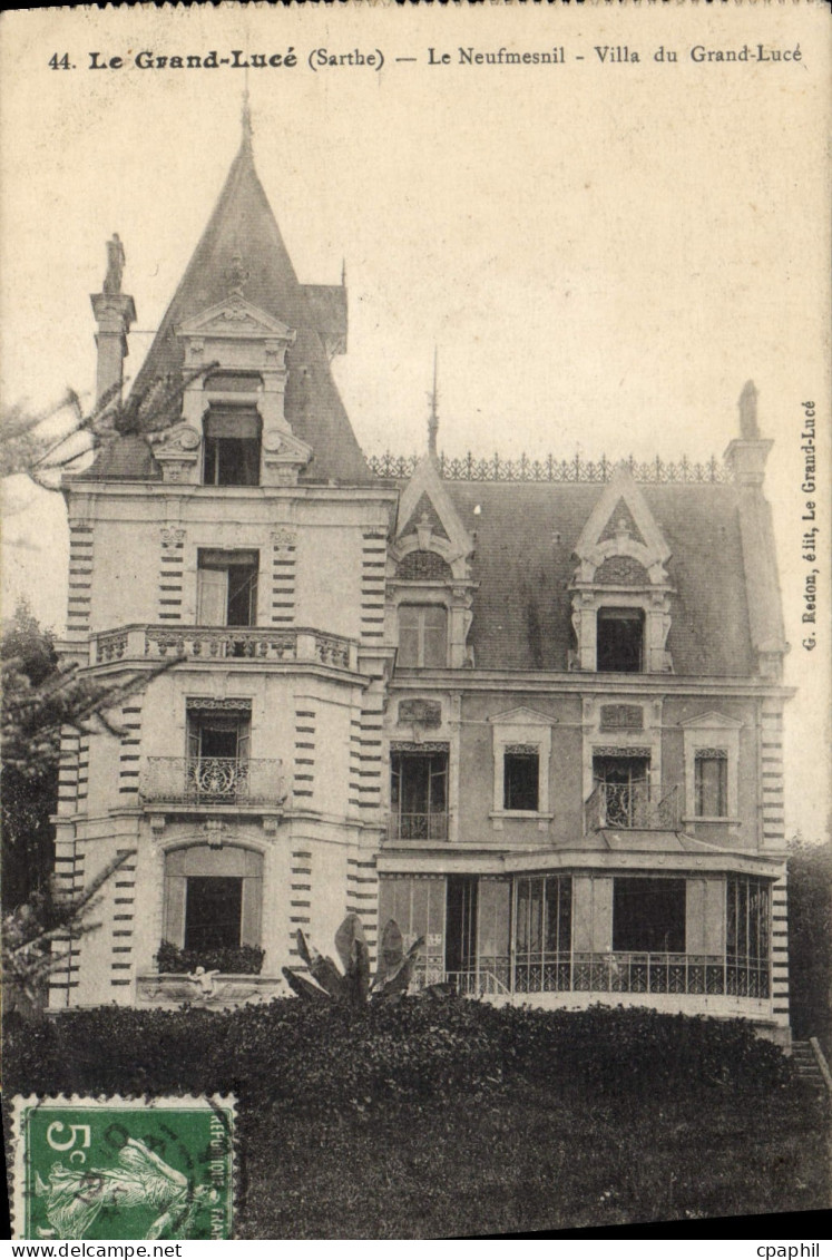 CPA La Grand Luce Sarthe Le Neufmesnil Villa du Grand Luce