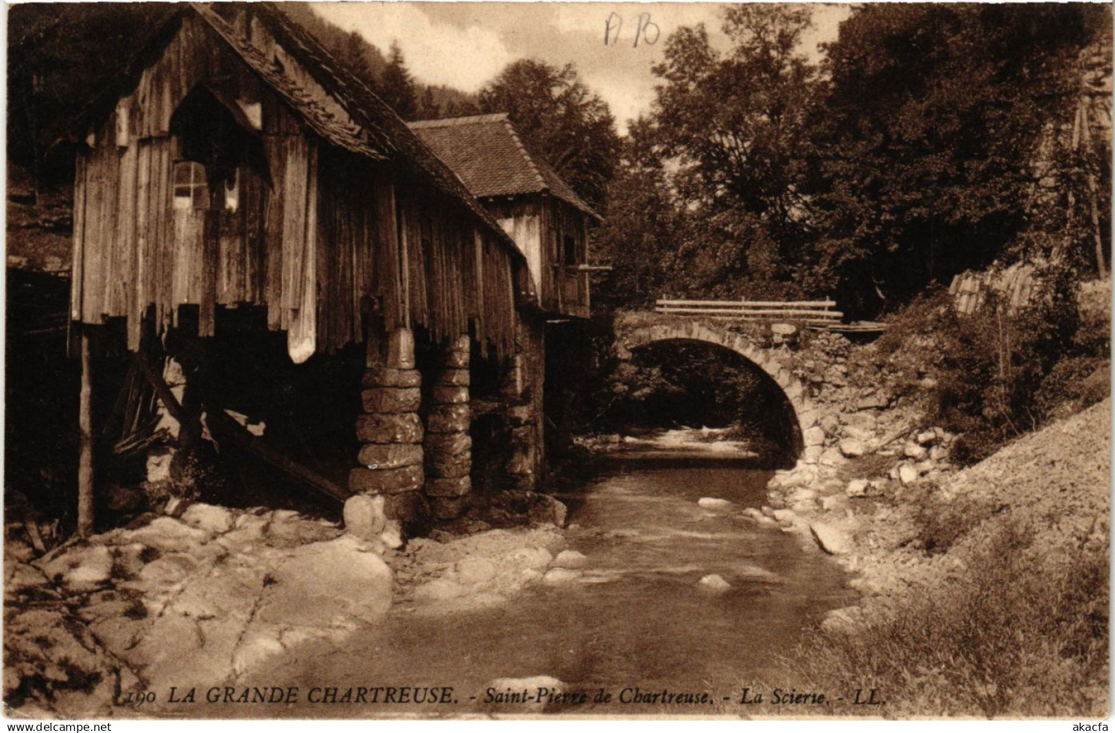 CPA La Grande CHARTREUSE - St-PIERRE-de-CHARTREUSE - La Scierie (652842)