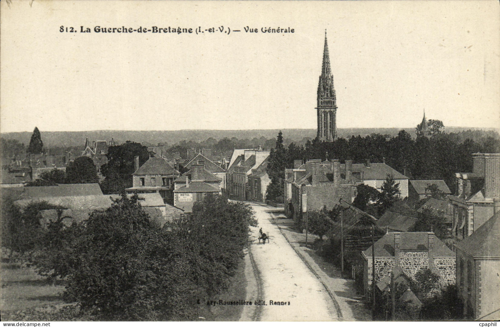 CPA La Guerche de Bretagne Vue Generale