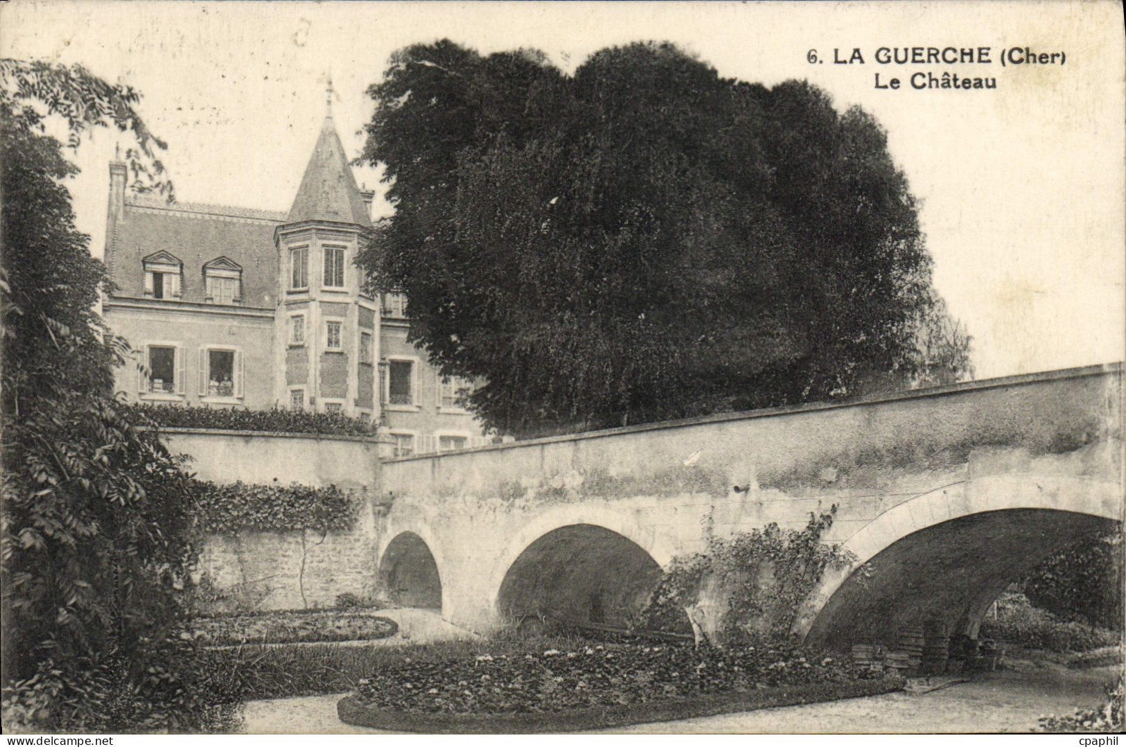 CPA LA GUERCHE le château