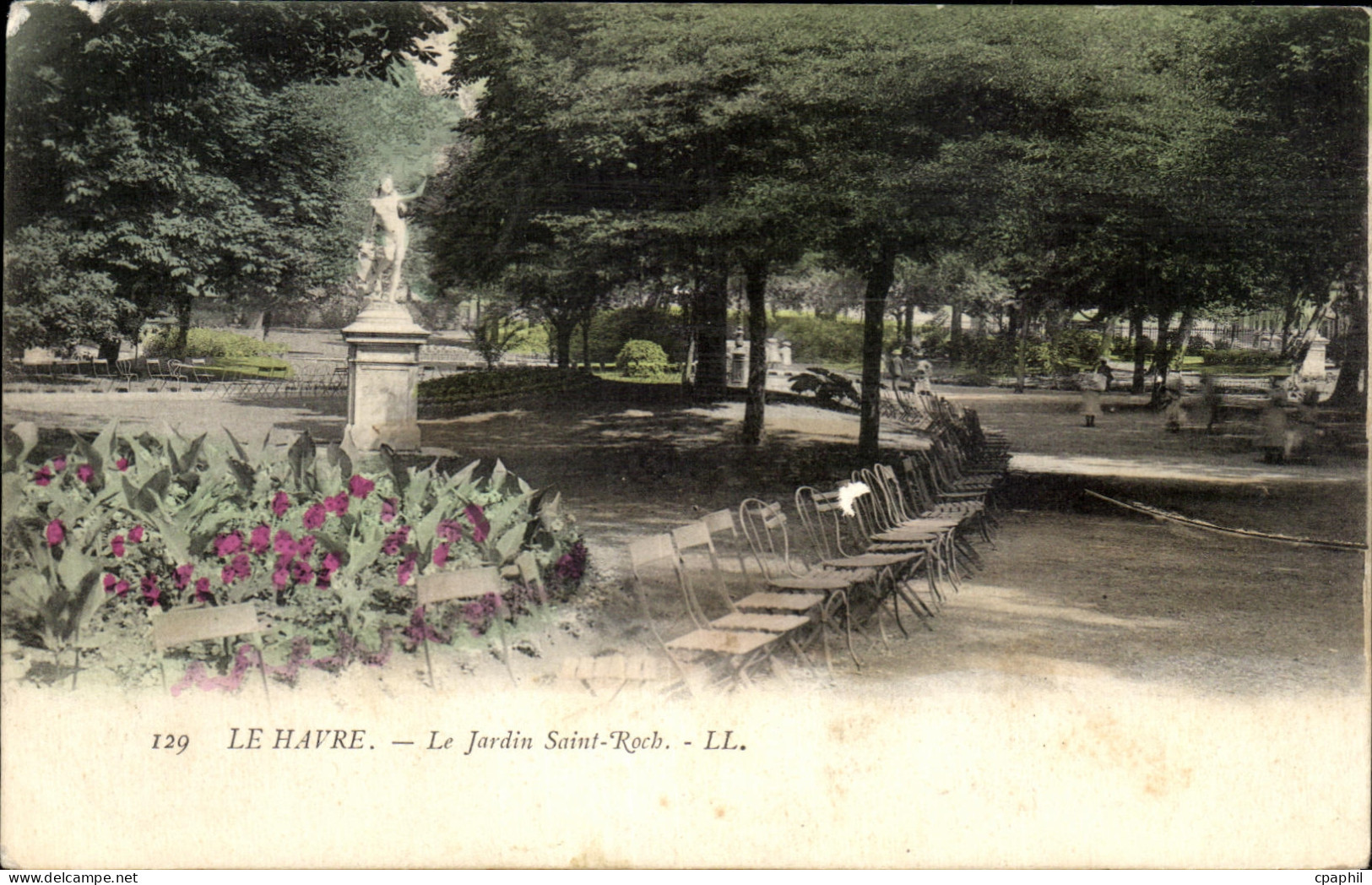 CPA La Havre Le Jardin Saint Roch